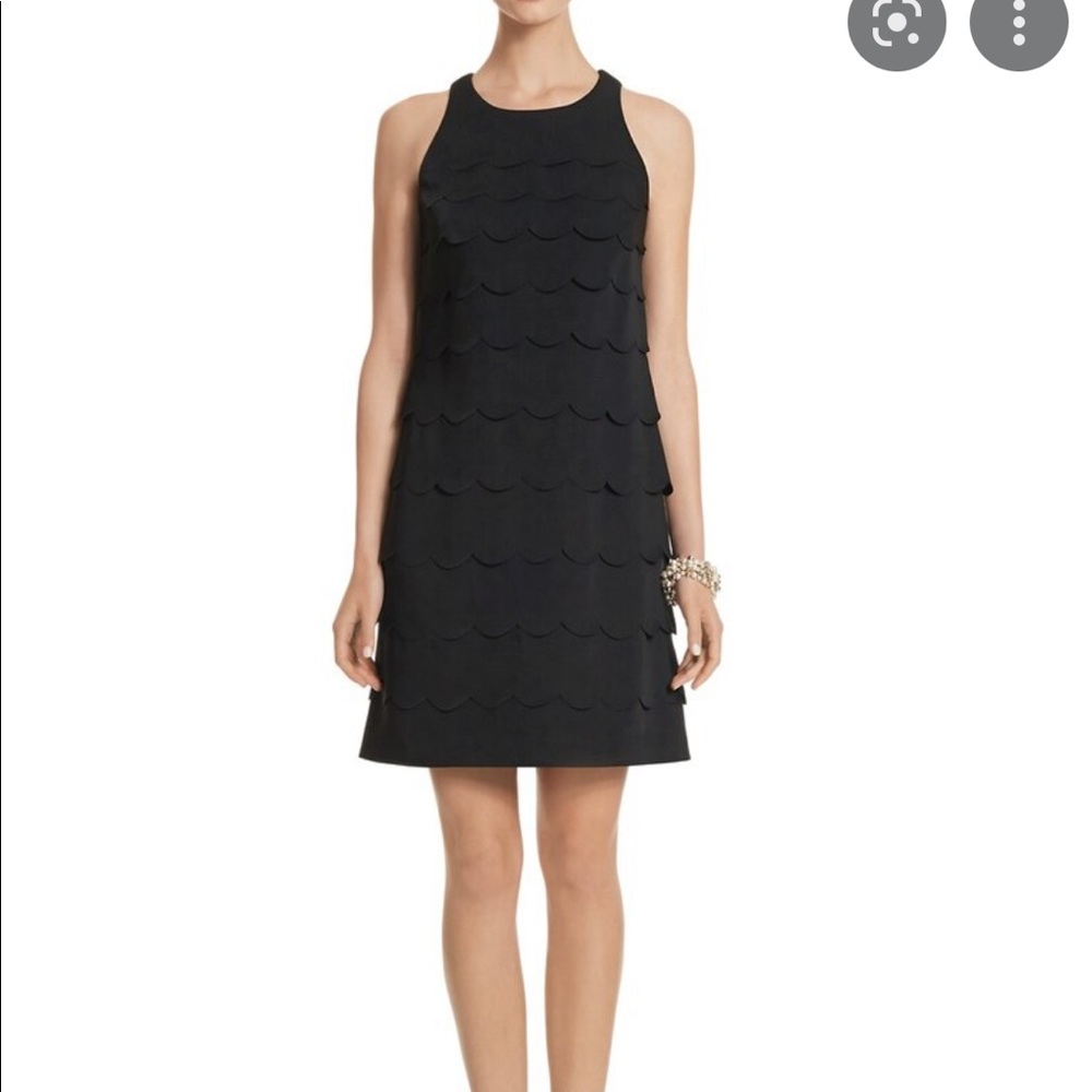 White House Black Market Scallop Dress